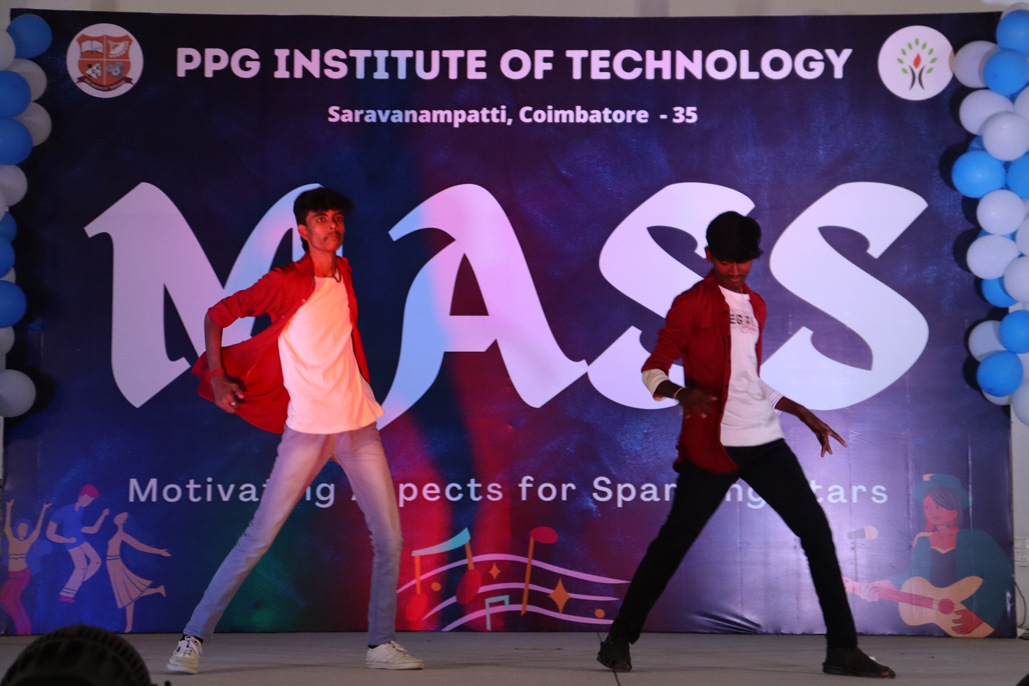 Photo of performing
            dancer